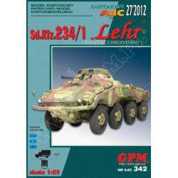 КИТ Sd.Kfz 234/1 LEHR + лазерная резка деталей