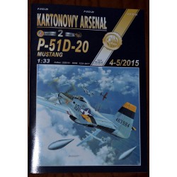 P-51 D-20 Mustang (глянцевый)